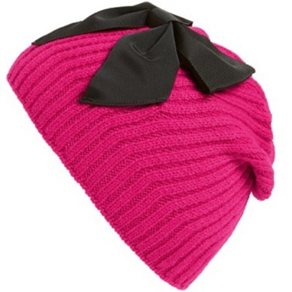 NWT Kate spade diagonal rib beanie